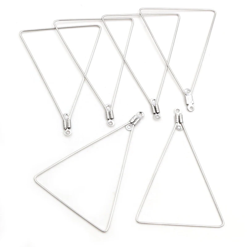 (Никогда не выцветает) 30 шт./лот геометрической формы из нержавеющей стали DIY Drop