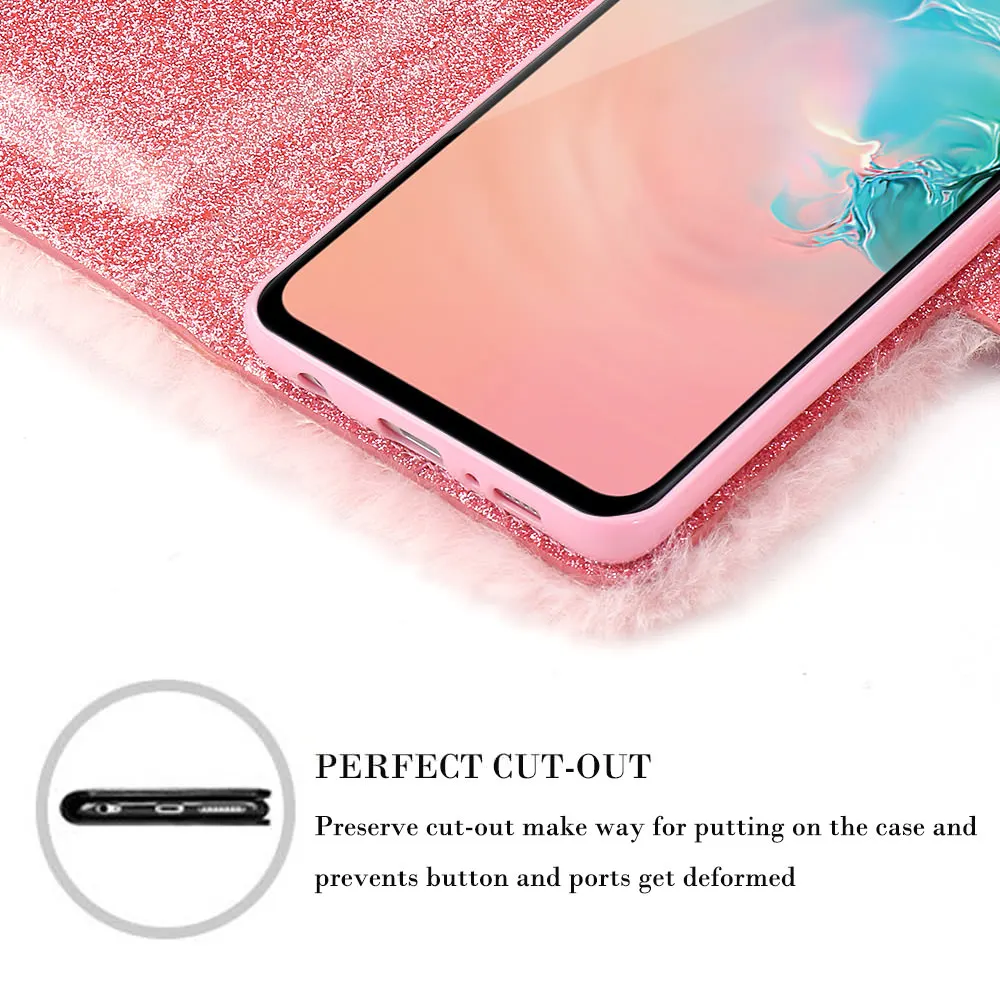 LLZ.COQUE Бумажник Стенд флип чехол для телефона для samsung Note 9 10 5G S10 S10e S9 S8 S7 Plus Edge Магнитный меховой плюшевый чехол