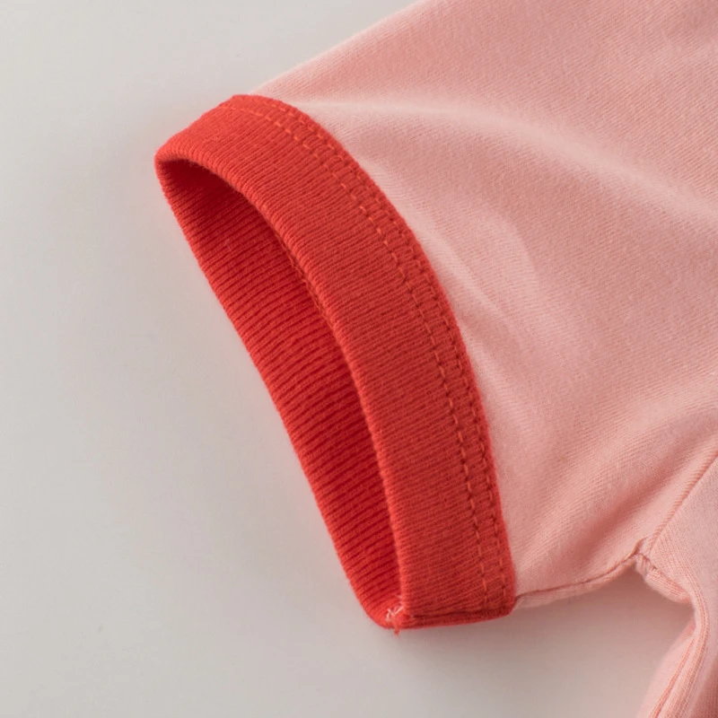 

Y.L.STUDIO Summer Clothes Set For Kid Girls Cherry Printed Pink Short-Sleeves T-Shirt Shorts Pure Cotton Toddler Girl's Outfits