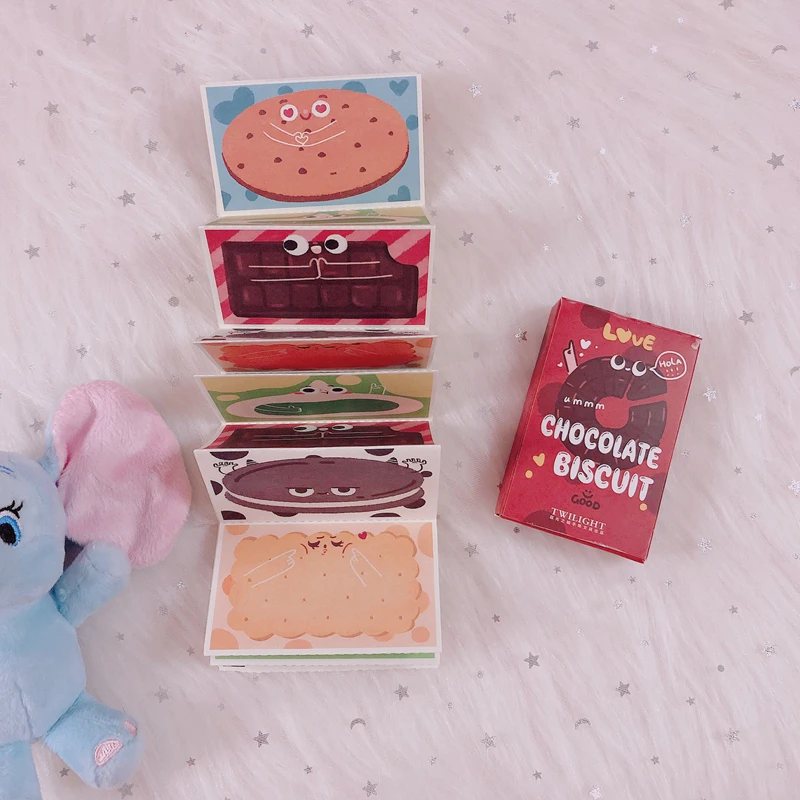 40 листов/партия Kawaii корейский INS мультфильм еда Закуски печенья Блокнот N Times
