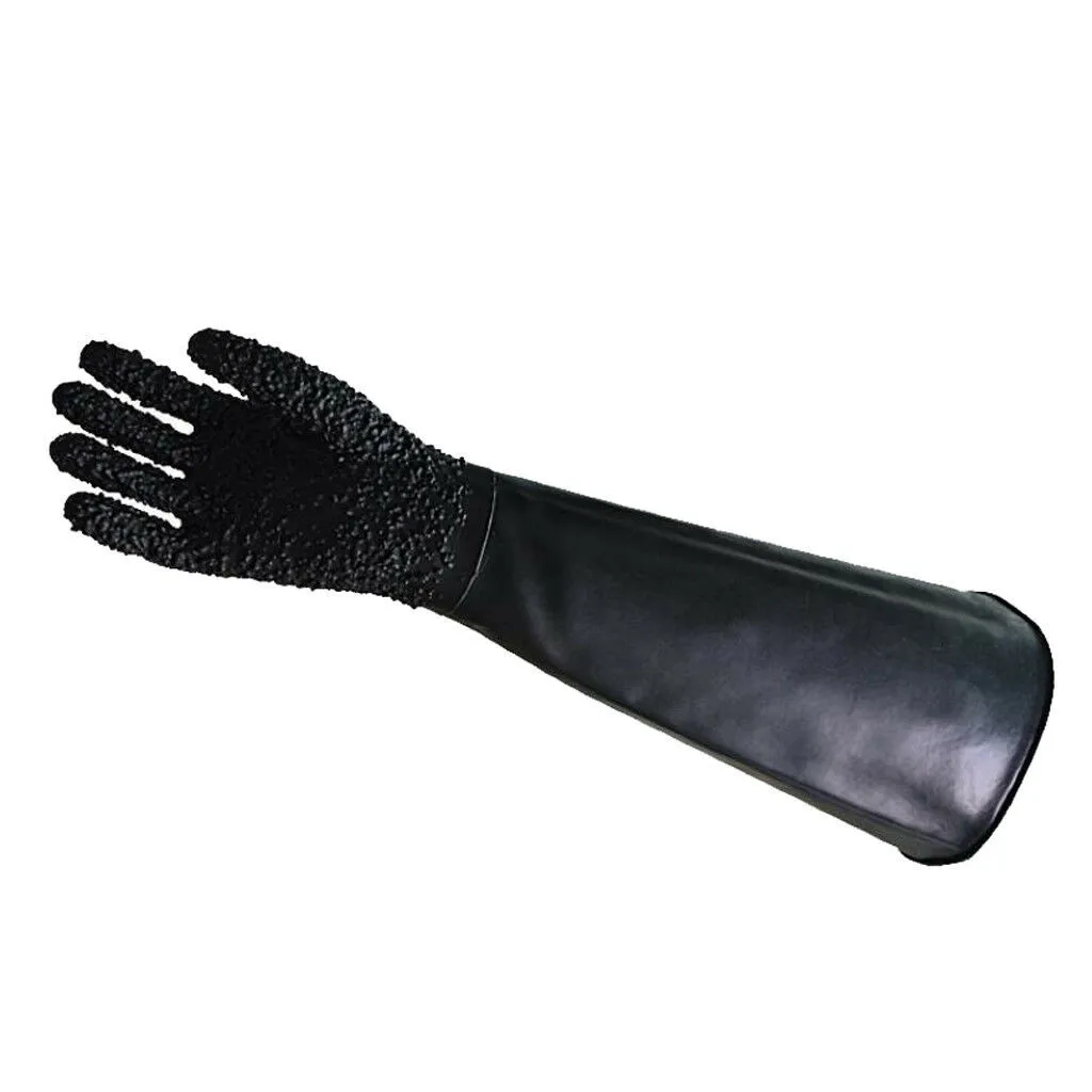 

Black Glove For Sand Blasting Cabinet 68cm Parts Replacement Sandblasting