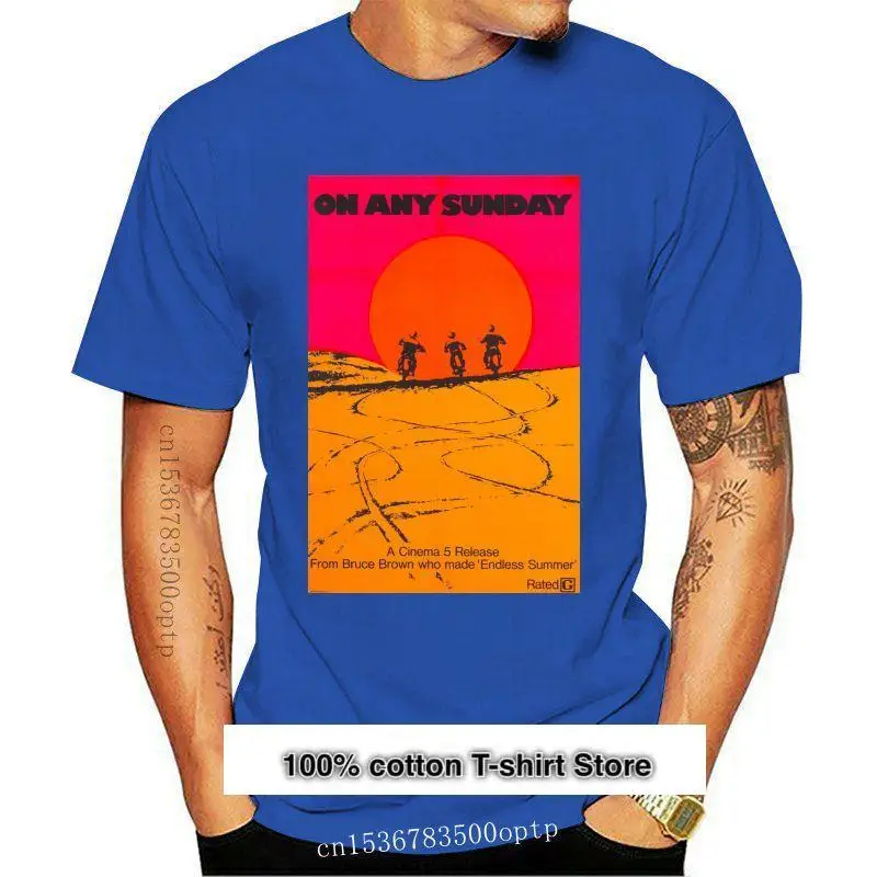 

Camiseta унисекс с пленкой в стиле ретро 1970, в любое воскресенье
