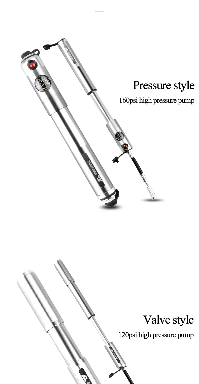 Sireck велосипедный насос портативный велосипедный мини-насос 100-210 PSI ручной воздушный насос шаровая шина игрушки Надувное устройство Езда по горной дороге Надувное устройство