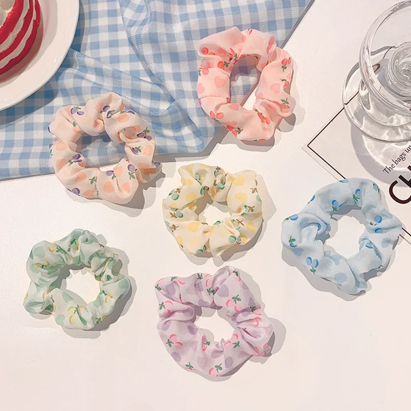 

Резинка для волос с фруктовым принтом, 1 шт.