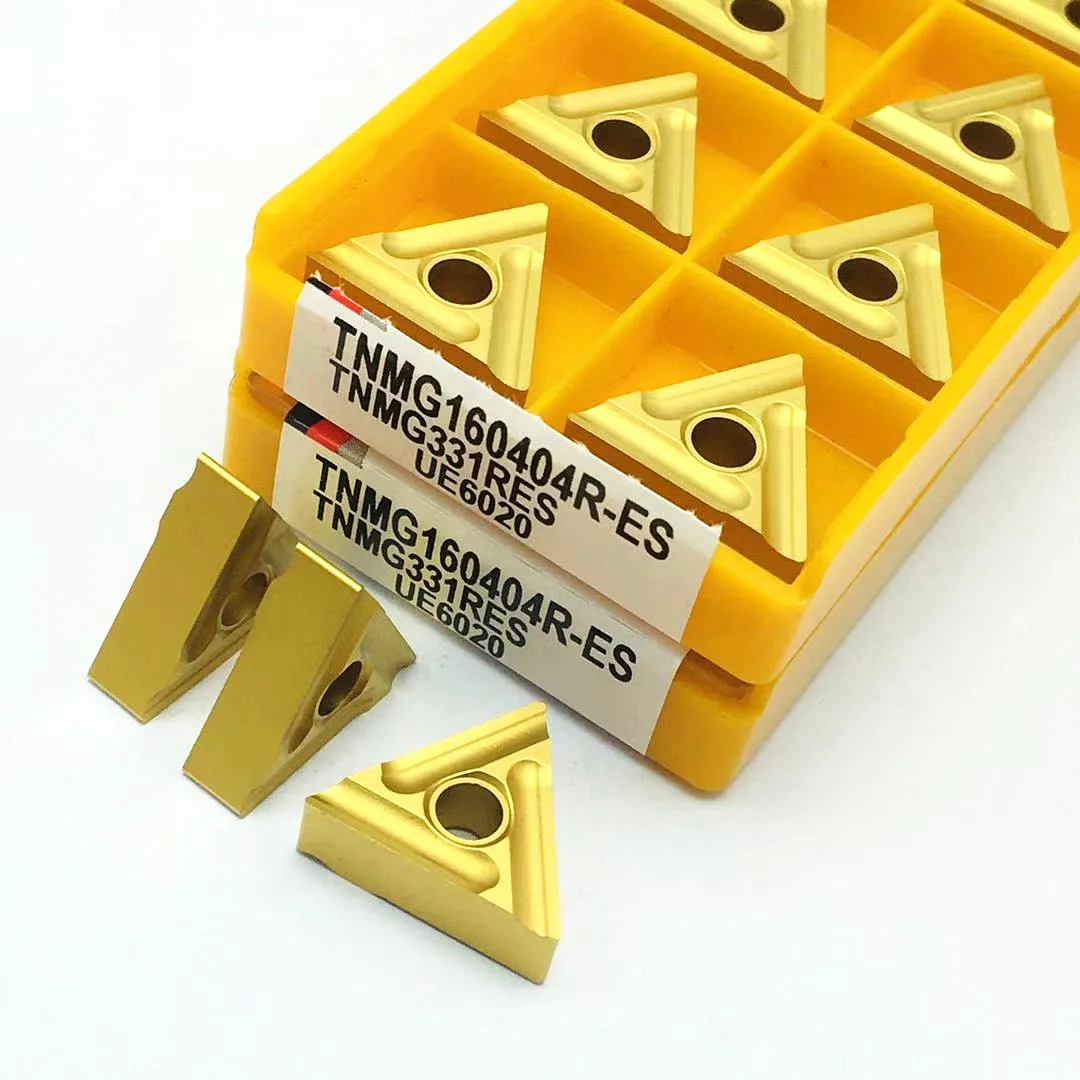 TNMG160408 TNMG160404 TNMG160404R TNMG160404L VP15TF UE6020, herramienta de torneado de hoja de carburo de alta calidad TNMG, piezas de torno de metal