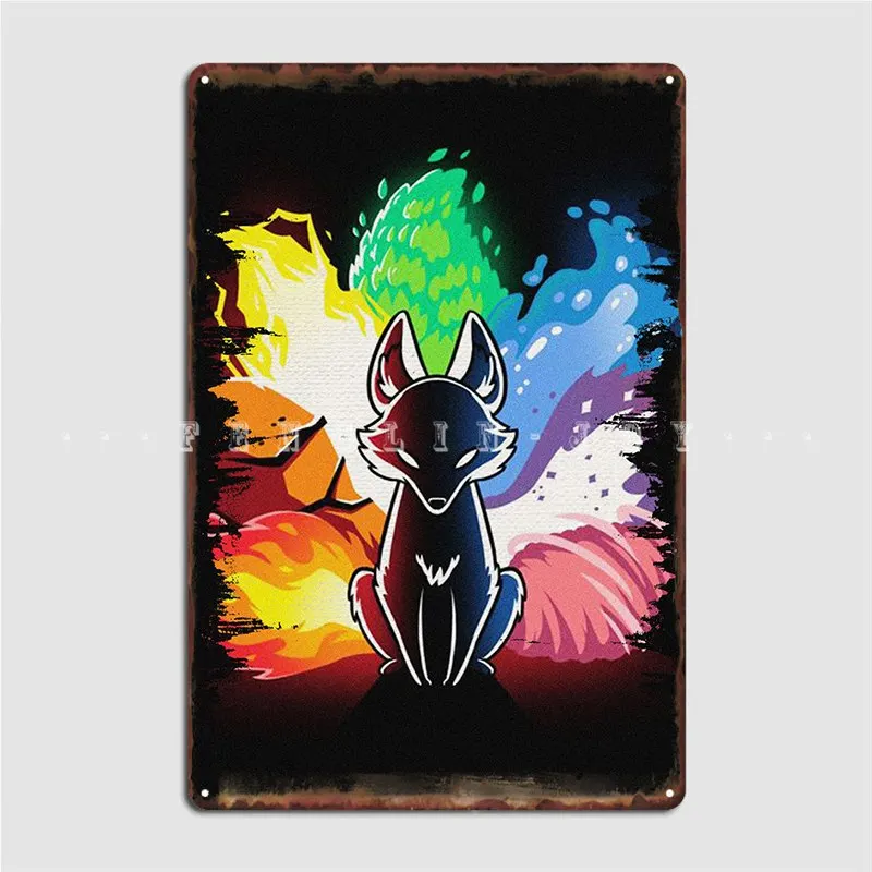 

Kurama Metal Sign Painting Décor Mural Customize Club Home Tin Sign Poster