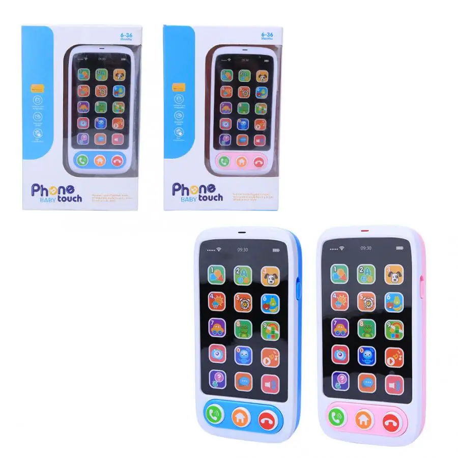 Электронный имитации телефон игрушка музыка светильник для мобильного телефона