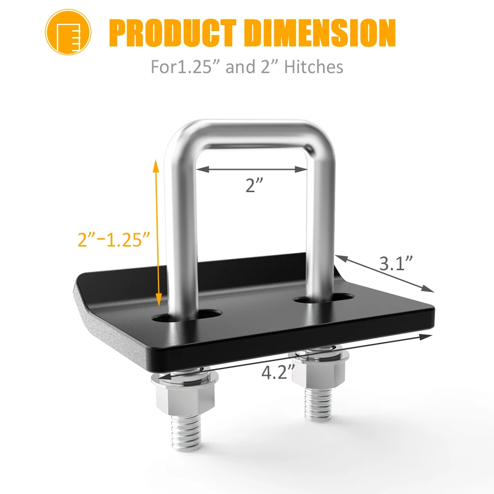 MICTUNING 2 шт U Bolt сцепное устройство для натяжения сверхмощный стабилизатор из