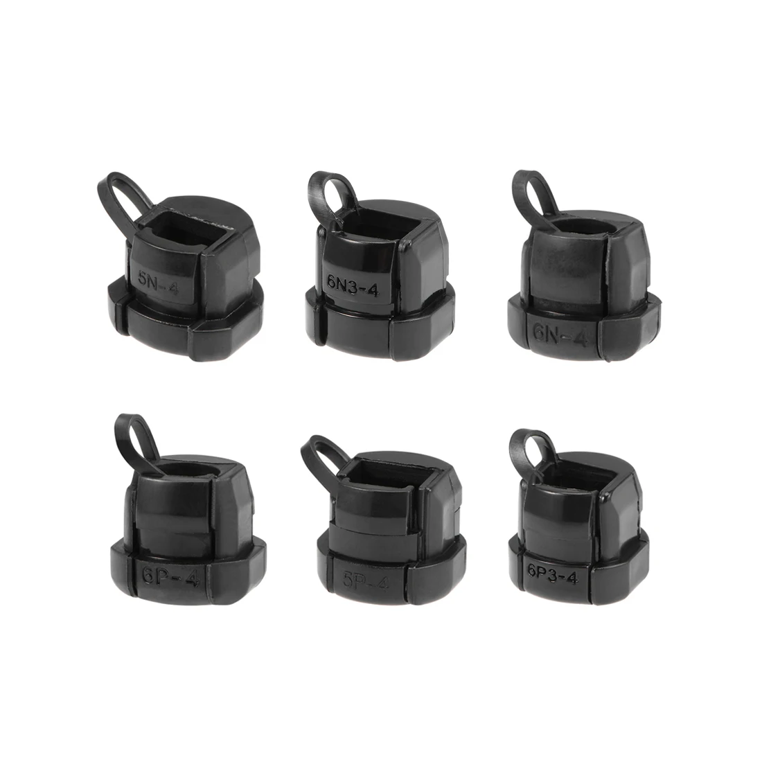 

Uxcell Twist Lock Cable Wire Ties Round Strain Relief Bushing 13.7x11mm Nylon Black 50pcs