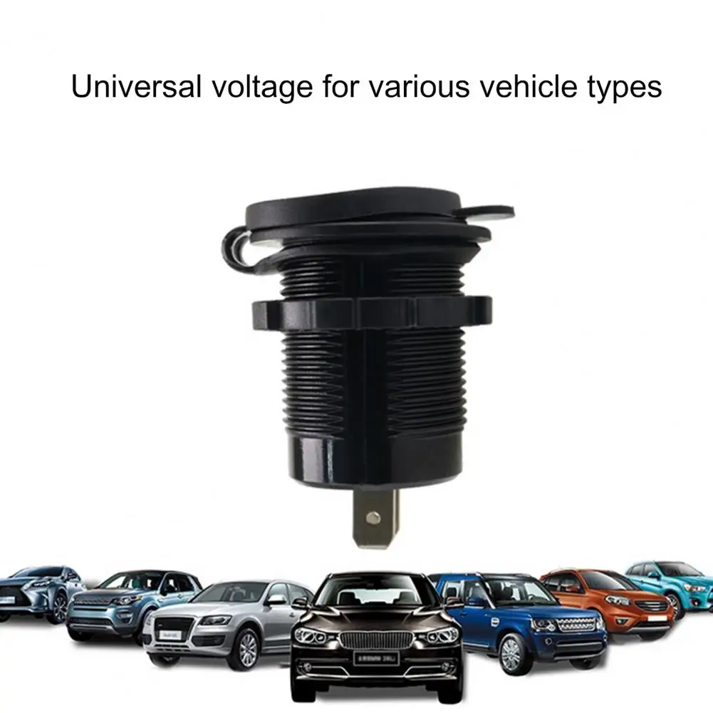 Автомобильное зарядное устройство два USB-порта сенсорный выключатель 12-24 В
