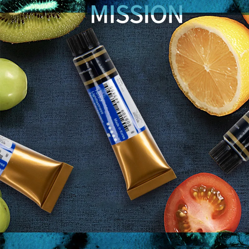 Cena Mijello Gold 24 Kolory Akwarela Wysoka Koncentracja Naturalny Pigment Akwarela Profesjonalne Farby Malarskie