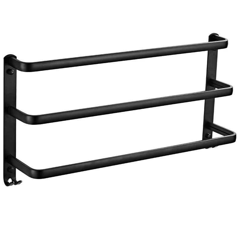 Полотенца вешалка настенный р-р 40-50 см стеллаж для выставки товаров Алюминий