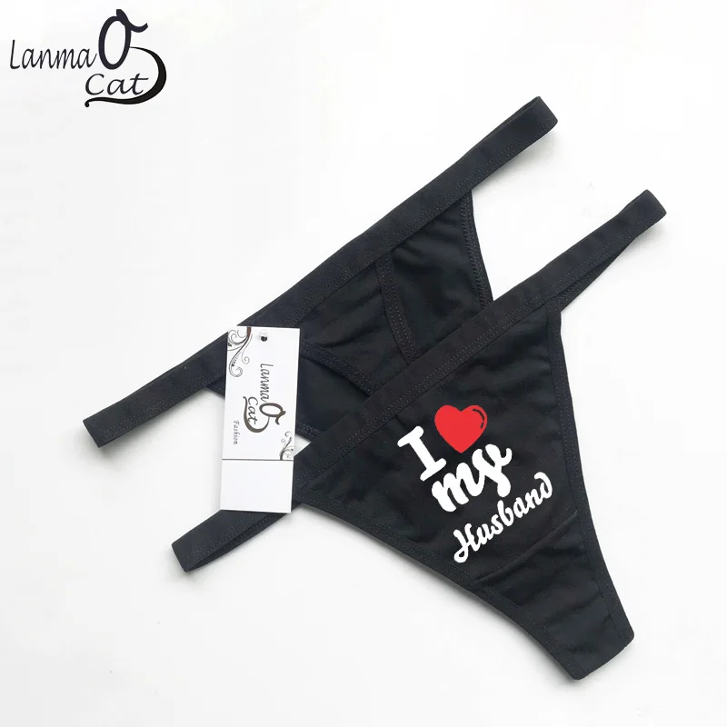 Женские сексуальные стринги нижнее белье трусики Смешные удобные хлопок G String