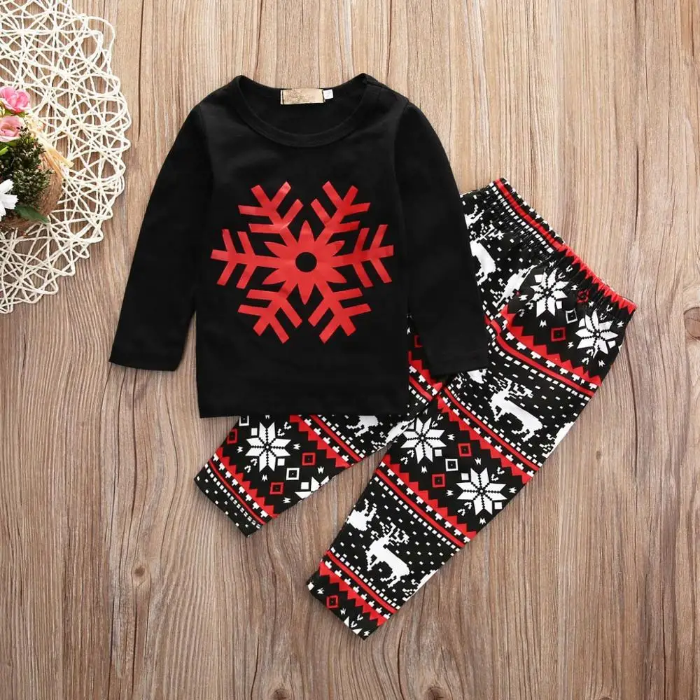 Комплект одежды для маленьких девочек 2019 г. Новая Осенняя футболка с длинными