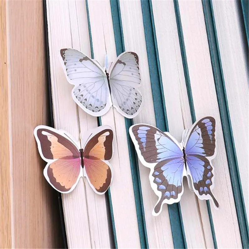 10 шт. с изображением милой бабочки закладки изысканный Бумага подарок мультфильм