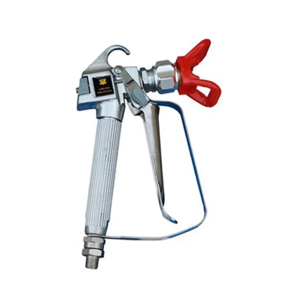 Airless Spray Gun A Съемный регулируемый Электрический пистолет-распылитель ручной латексный Краскораспылитель безвоздушный Краскораспылитель Аэрограф распылитель наконечник насадка защита - Цвет: Airless Spray Gun A