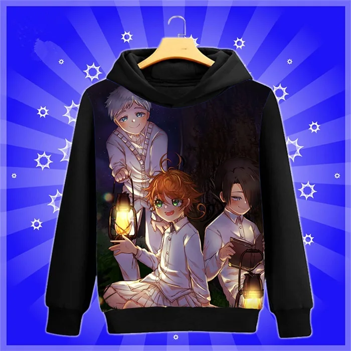 Аниме-Толстовка Manga The Promised Neverland Yakusoku no Neverland Norman cosplay Sweatshirt весна-осень мужские и женские пуловеры пальто - Цвет: 15