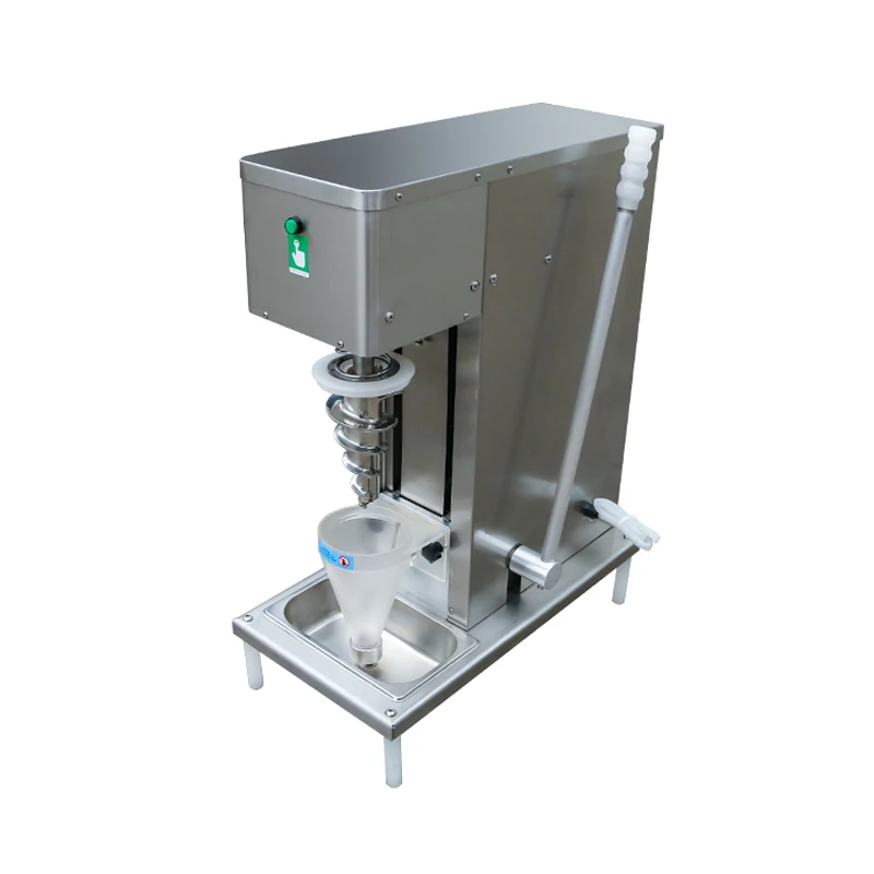 

Tabletop Fruit Ice Cream Blending Mixer Machine/swirlice cream blender