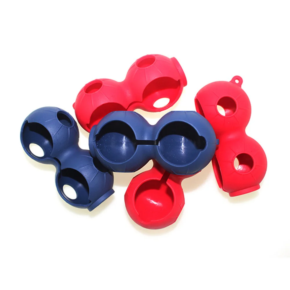 3 шт. силиконовый мяч для гольфа Аксессуары защитный чехол с держателем сумка