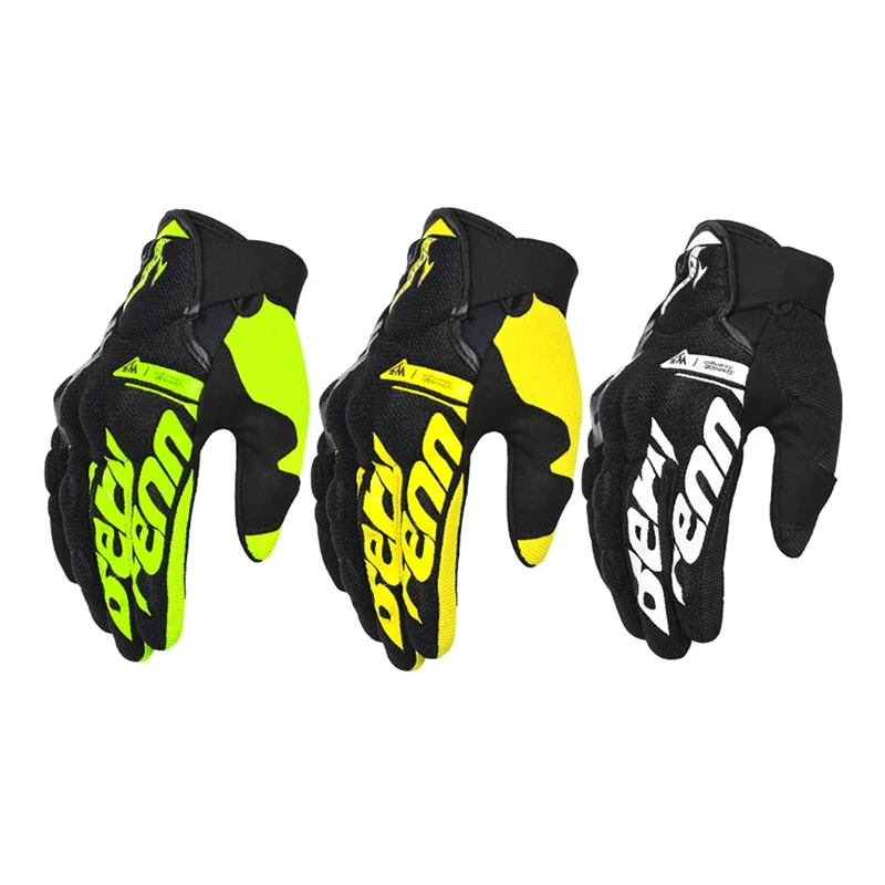 Новые летние мужские мотоциклетные перчатки Guantes Moto мотоцикл мотопробег, Гонки перчатки Мотоцикл Дышащие полный палец перчатки