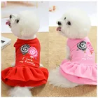 Зимнее теплое платье для собак, одежда для маленьких собак, модная флисовая юбка для собак, платье принцессы без рукавов, костюм для щенка чихуахуа