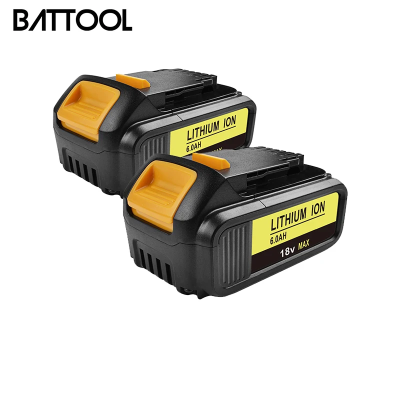 2X18 в 6000 мАч литий-ионная DCB180 аккумуляторная батарея для DEWALT DCB180, DCB181, DCB181-XJ, DCB200, DCB201, DCB201-2, DCB204, DCB20, DCB182