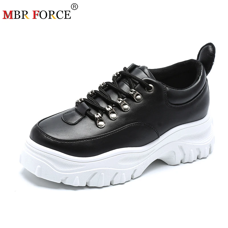 MBR FORCE/кроссовки из натуральной кожи Женская обувь на плоской платформе Сезон