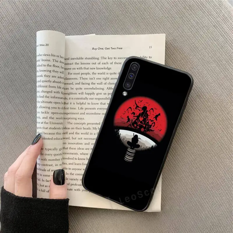 

Akatsuki Naruto Anime eye logo Phone Case For Samsung Galaxy A 3 6 7 8 10 21 01 11 31 91 10S 20S 30S 50S PLUS