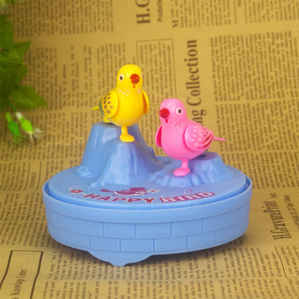 

1Pc Simulation Bird Cage Voice Control Birdcage Funny Educational Toys Children Kids without Battery Random Color