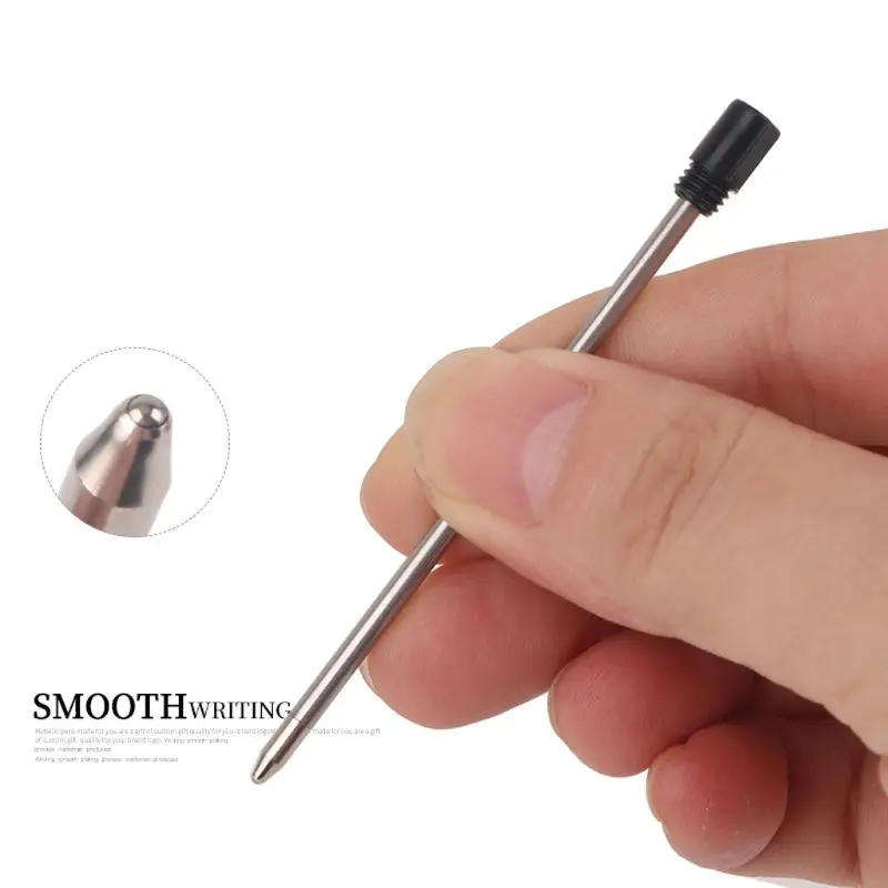 

W3JD 10pcs Ballpoint Pen Refills Replacement 1.0mm Blue Black Ink Color for School Office Writing Stationery