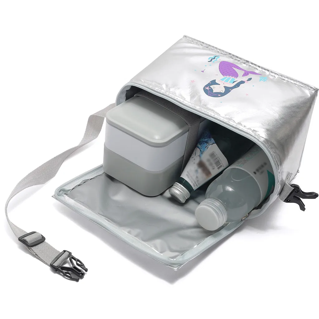 Переносная Термосумка для обеда женщин и детей мужская сумка холодильник на