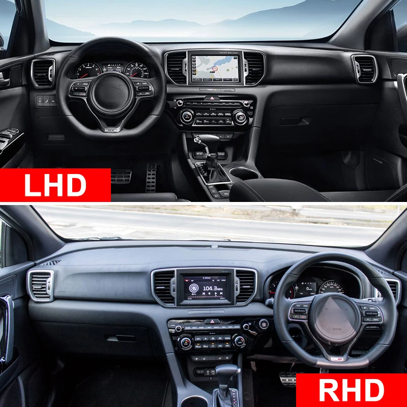 Чехол для приборной панели автомобиля KIA Sportage 4 2016-2020 2021 Солнцезащитный коврик