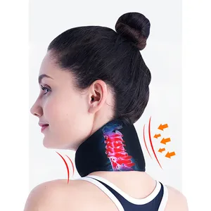 Цельный турмалиновый самонагревающийся воротник KONGDY, магнитный шейный воротник для ухода за шеей, Дальний инфракрасный Магнитный воротник Расслабление шеи