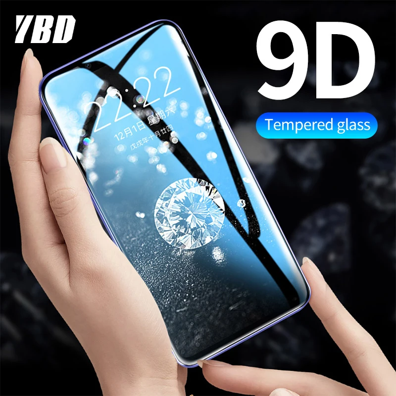 Закаленное стекло YBD для redmi note 9 s pro 7 8 k20 8A 8T Защитное xiaomi mi 9t se cc9 стеклянная