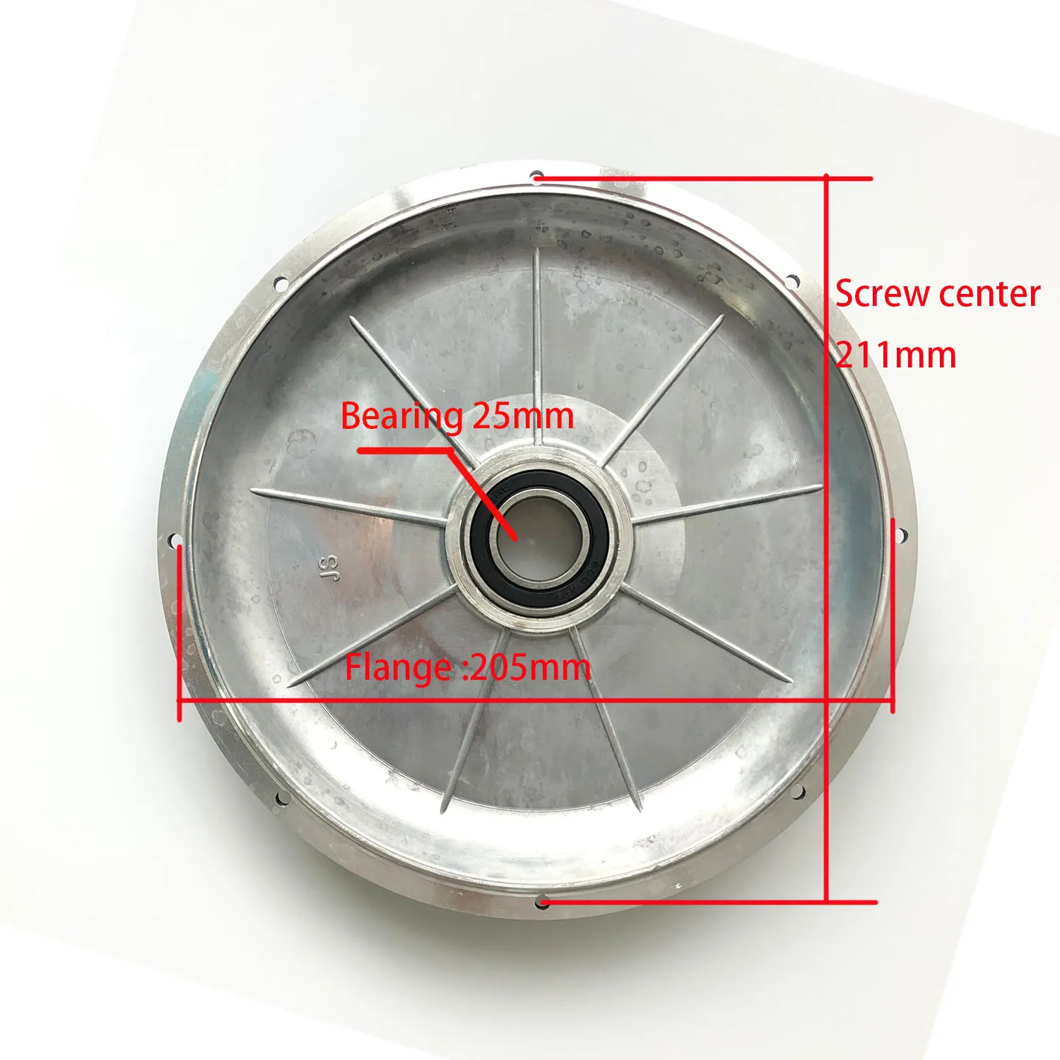 3000W Hub Motor Disc Brake Cover Gearless Direct Drive Engine Aluminum Back Case Alloy Material | Спорт и развлечения