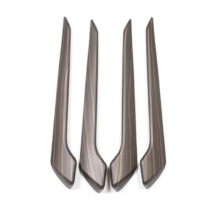 4 шт. ABS внешний вид из древесины автомобиля внутренняя дверная панель