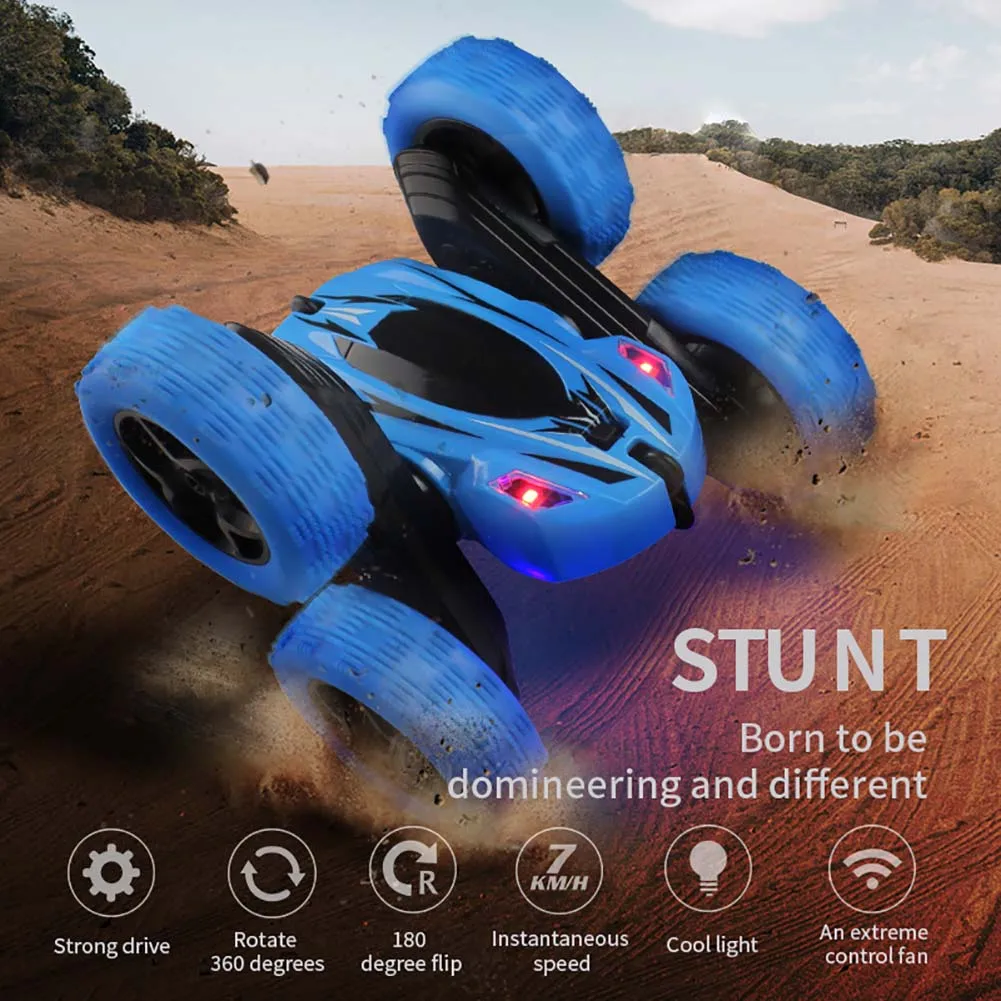 Remote Control Car RC Stunt 2.4GHz Deformation Double-Sided Rotating Tumbling | Игрушки и хобби