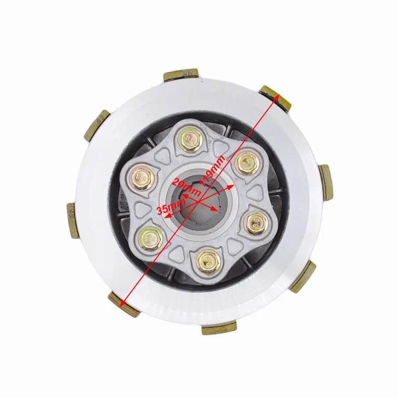 Новый мотоцикл 6 колонн усиленное сцепление шт. фрикционный диск центр внешнее в