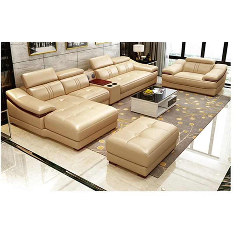 Горячая Распродажа кожаный диван мебель для гостиной с аудио|Диваны гостиной| |