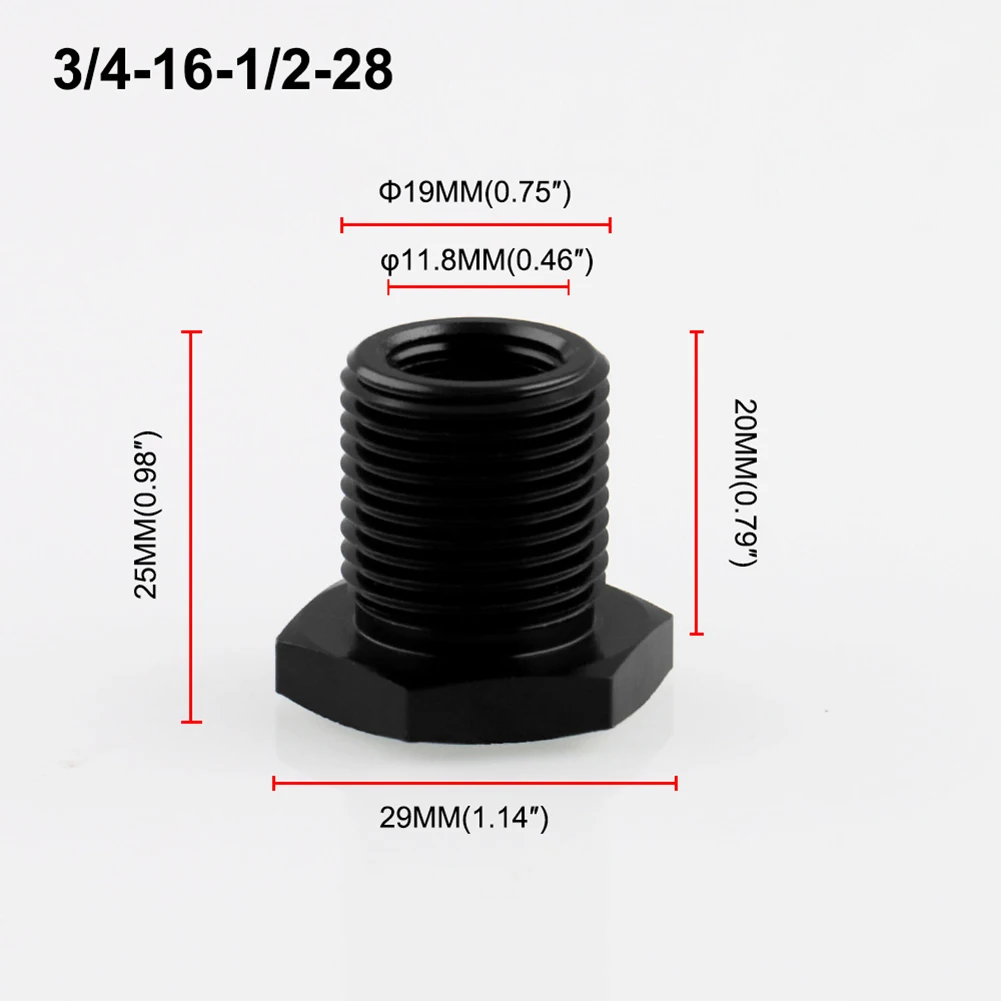 

3PCS High Quality Car Parts Aluminum Oil Filter Threaded Adapter 1/2-28 to 3/4-16 13/16-16 3/4 NPT