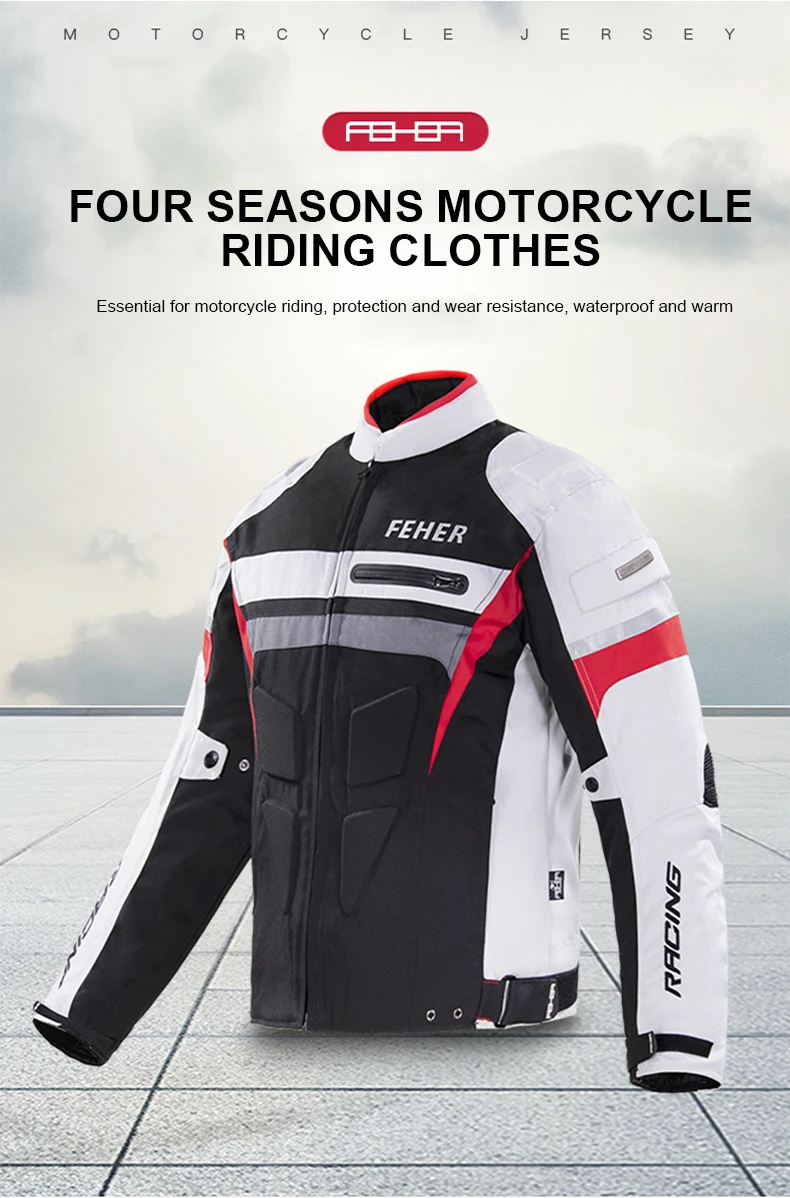 Мотоциклетная куртка для мотокросса водонепроницаемая Противоударная гоночная