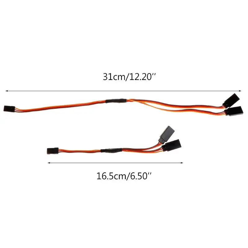 

10pcs 150mm Servo RC Y Style Male to Female Extension Wire Lead Cable JR Cord T5EC
