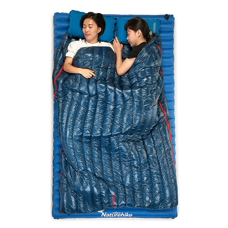 Сверхлегкий спальный мешок Naturehike CWM400 с гусиным пухом для кемпинга 790 г NH18Y011-R |