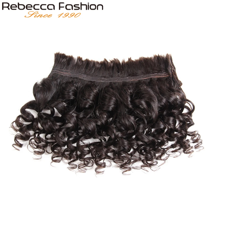 Rebecca Malaysian волнистые пряди волос для плетения естественных цветов косички без уток волосы для наращивания Remy от AliExpress WW