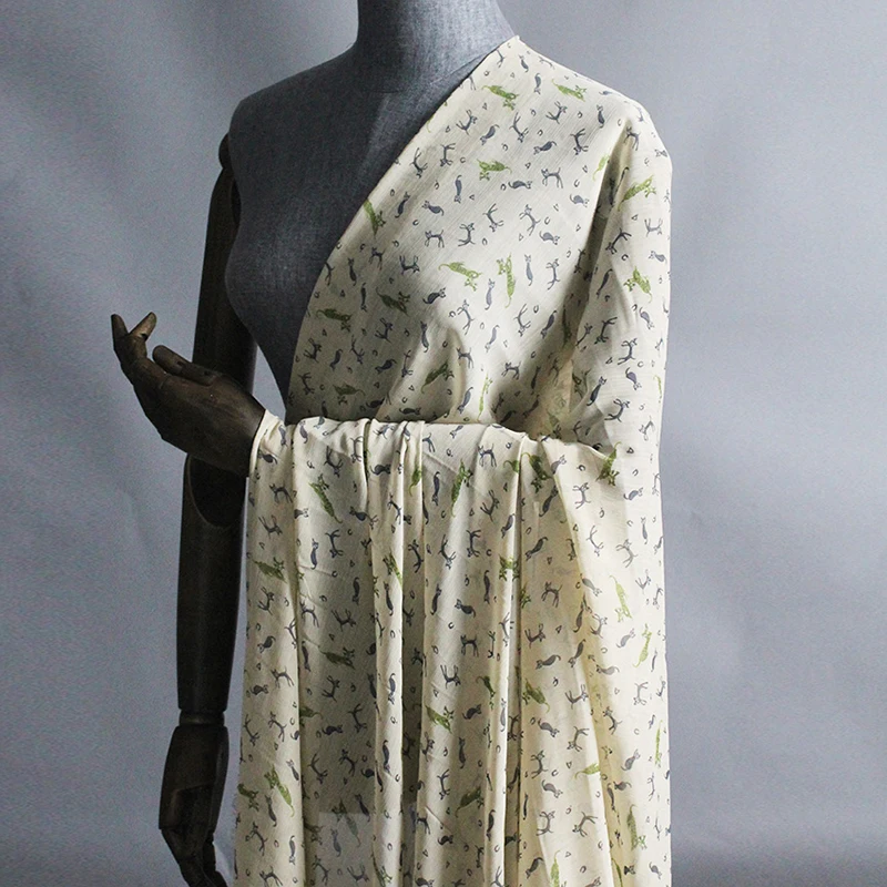 Высококачественная шифоновая ткань для летнего платья с цифровой печатью