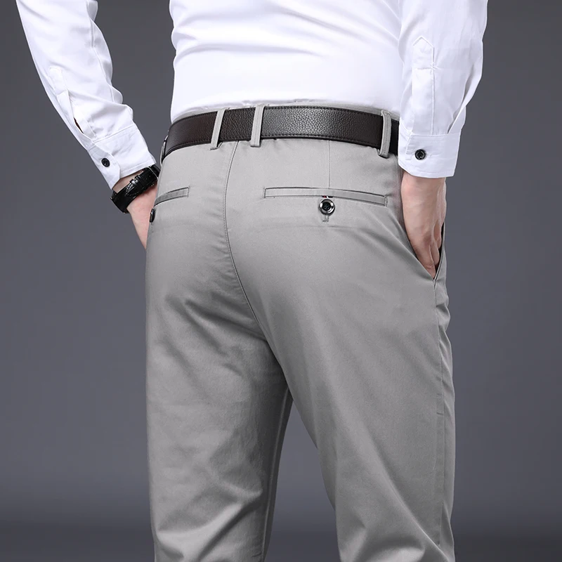 

Брюки мужские серые костюмные, шелковые брендовые деловые штаны в западном стиле, формальные свадебные вечерние платья, размеры 42 44 46