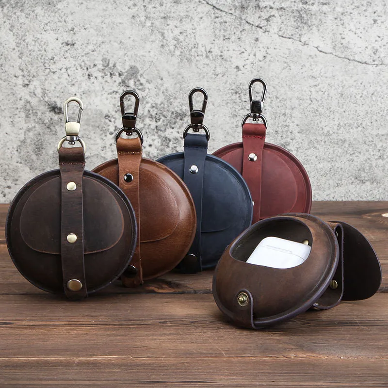 

Leather Case For Apple AirPods Pro Protective Bluetooth Wireless Earphone Stylish Cover Earphone Accessories Coin Purses