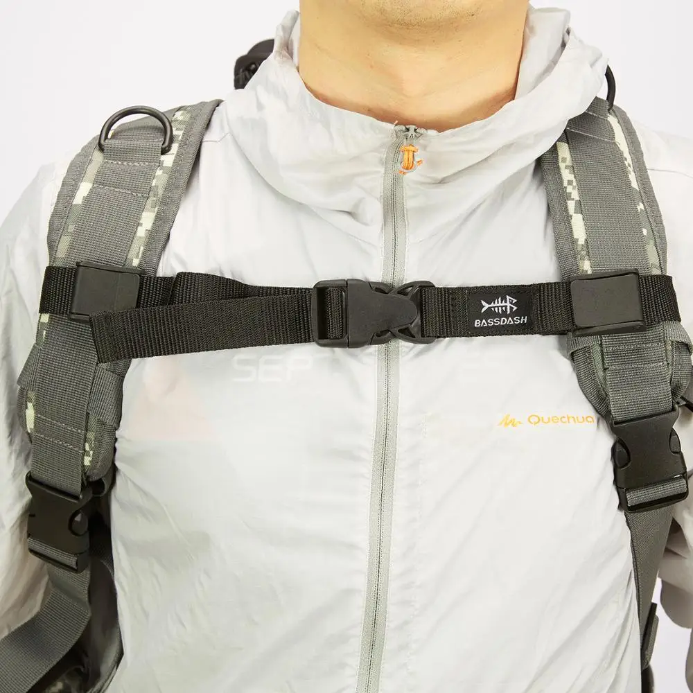 Bassdash регулируемый нагрудный ремень для рюкзака с пряжкой 2 шт.|Наружное