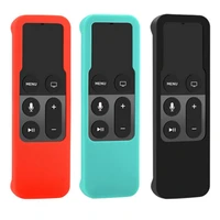 3 color anti slip silicone protective case cover skin for a pple tv 4 remote control waterproof dust cover household merchandise
