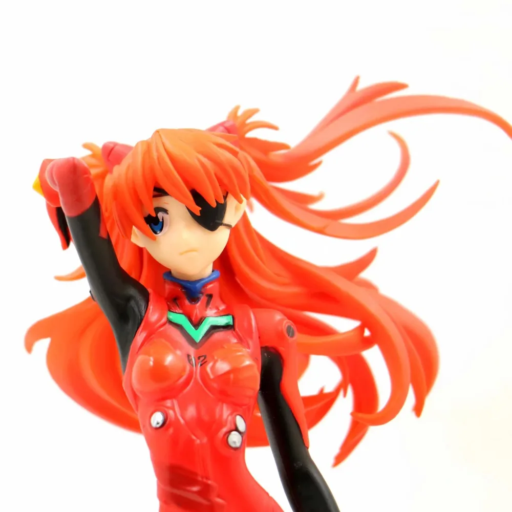Haocaitoy Фигурки игрушки Asuka Langley Soryu спортивная одежда Аниме фигурки Evangelion Куклы Игрушки для коллекционирования подарок 23 см
